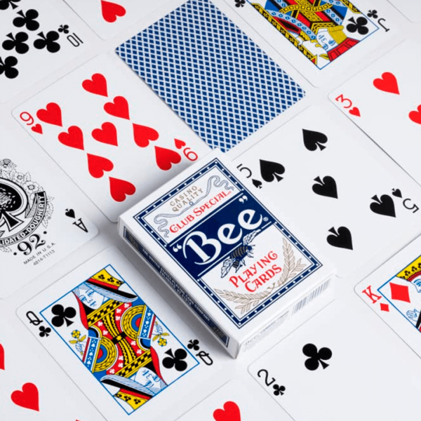 Bee Azul Pokersize cartas