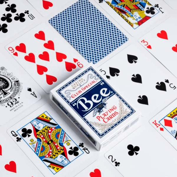 Baralho Bee Poker Size azul cartas