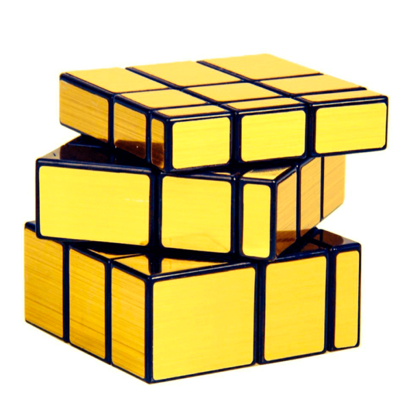 Cubo Mágico Mirror Golden montando 3
