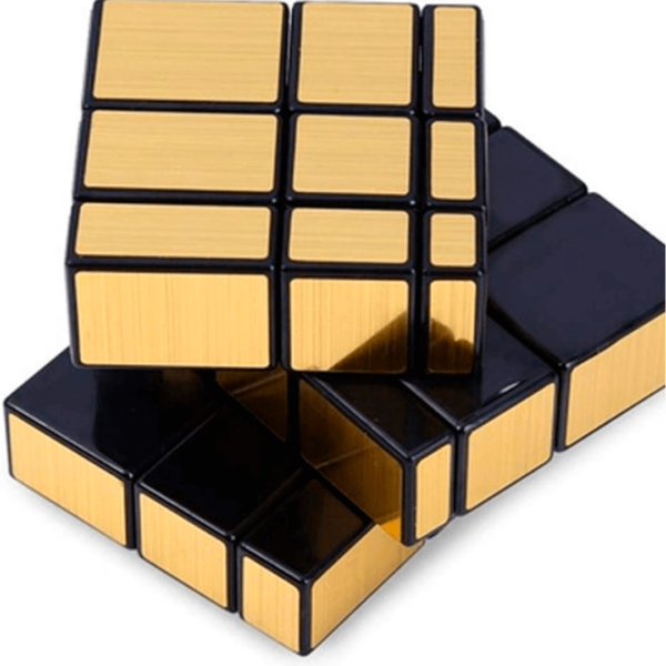 Cubo Mágico Mirror Golden montando