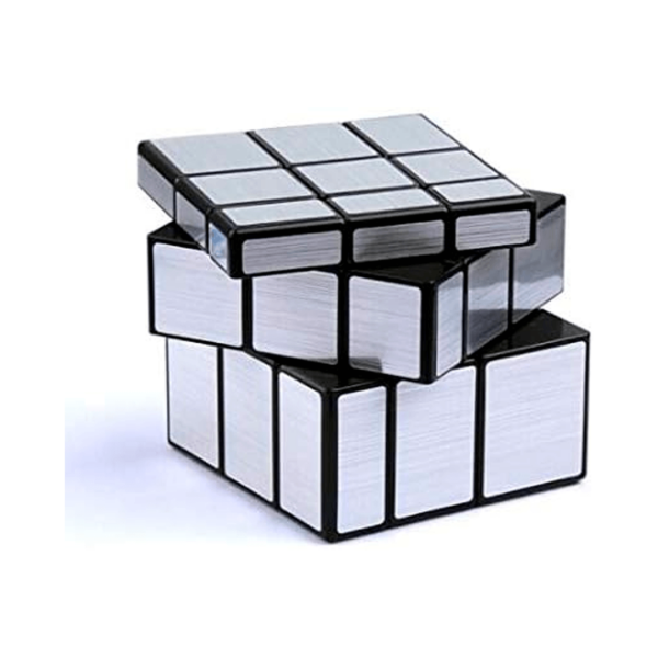 Cubo Mágico Mirror Silver montando 2