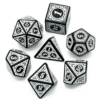 Dado RPG cinza 3