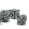 Dado RPG cinza 4