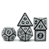 Dado RPG cinza 5