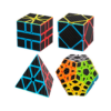 Kit Complexo cubo fibra de carbono completo