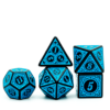 Dado RPG Azul e preto 4 Elking