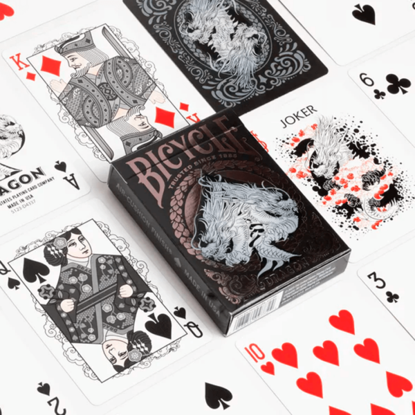 Baralho Bicycle Dragon Black cartas