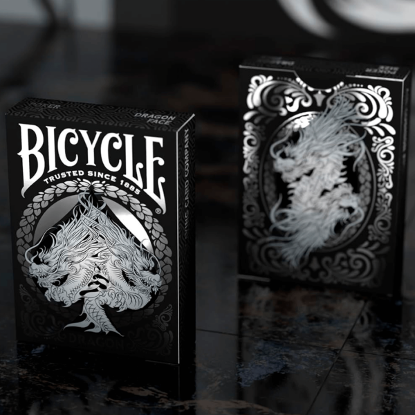 Baralho Bicycle Dragon Black cartas e bg