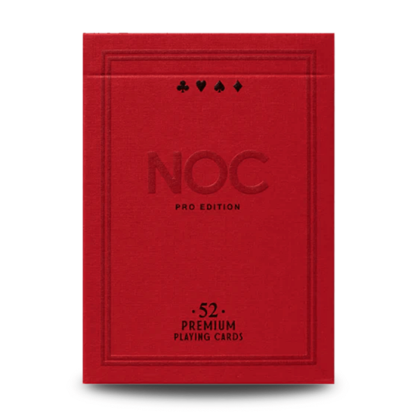 Baralho NOC Pro 2021 Burgundy Red