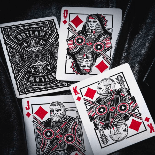 Baralho Outlaw Kings & Crooks cartas corte