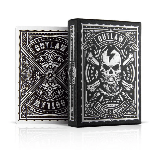 Baralho Outlaw Kings & Crooks frente e verso