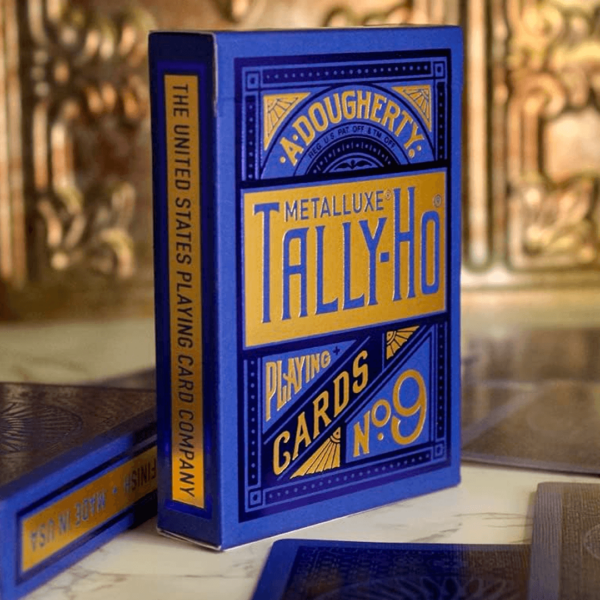 Tally Ho Blue (Circle) MetalLuxe BG