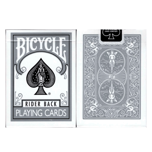 Baralho Bicycle Rider Back Silver caixa e backcard