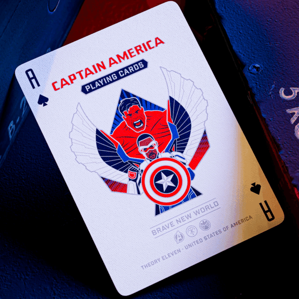 Baralho Capitão América Theory11 carta As