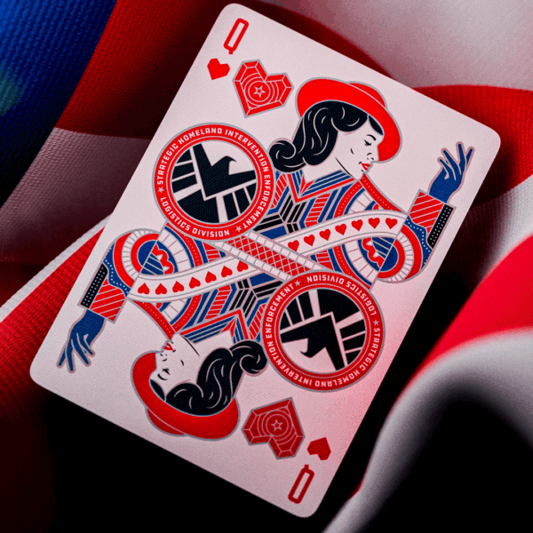 Baralho Capitão América Theory11 carta dama