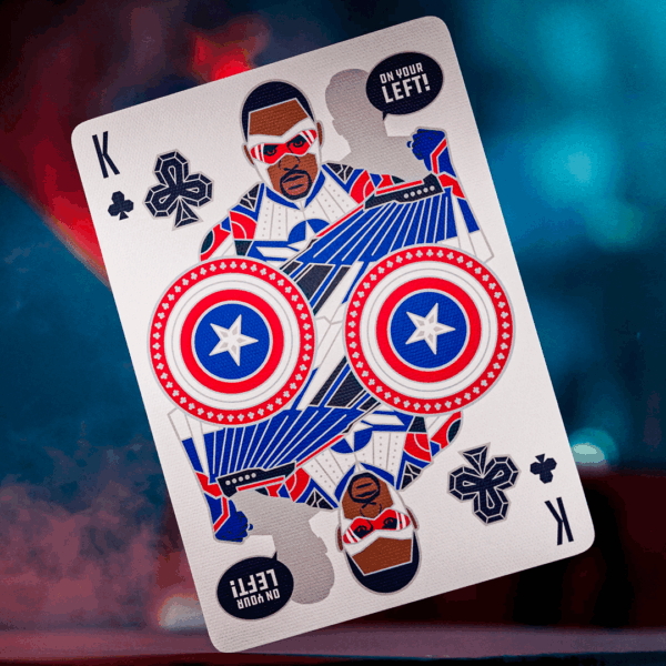 Baralho Capitão América Theory11 carta reis aguia