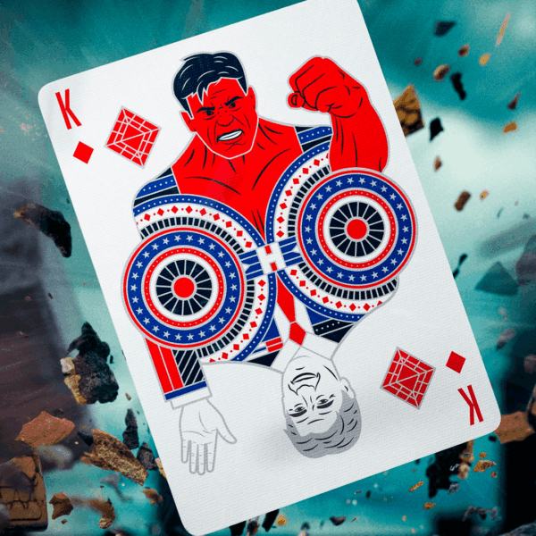 Baralho Capitão América Theory11 carta reis hulk