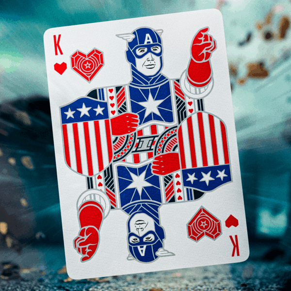 Baralho Capitão América Theory11 reis capitão