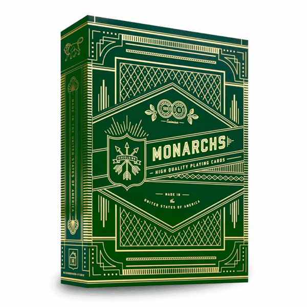 Baralho Monarch Playing Cards (Green) by theory11