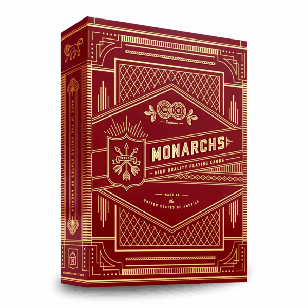 Baralho Monarch Playing Cards (Red) by theory11