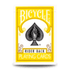 Baralho Bicycle Rider Back Amarelo [Com Cartas Gaff]