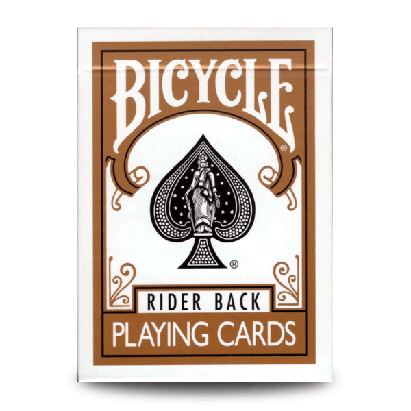 Bicycle Rider Back Gold