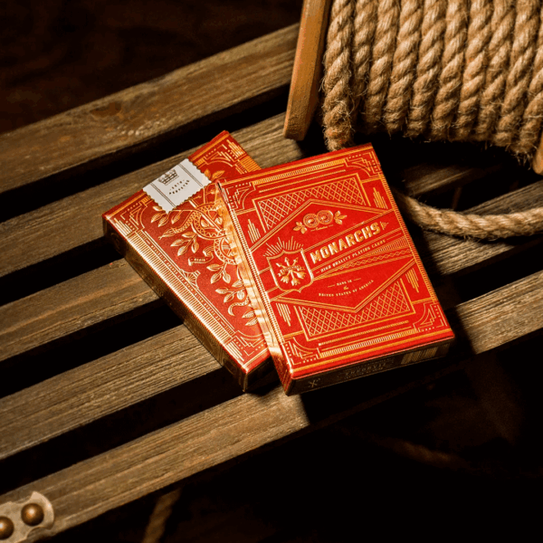Monarch Playing Cards (Red) by theory11 BG2