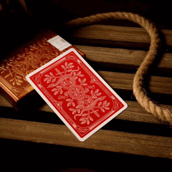 Monarch Playing Cards (Red) by theory11 Backcard BG