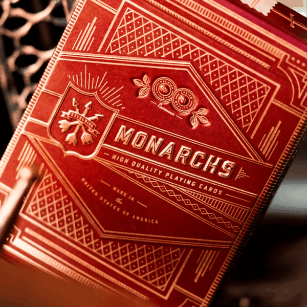 Monarch Playing Cards (Red) by theory11 detalhes