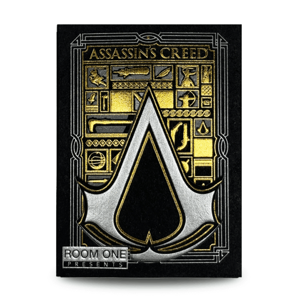 Assassins creed hidden blade black capa