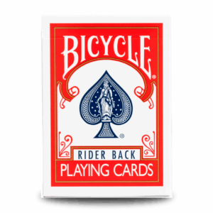 Bicycle Rider Back Vermelho Capa