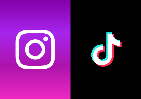 instagram e tiktok