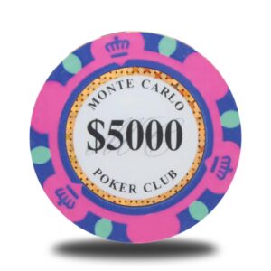 Ficha Poker Monte Carlo $5000