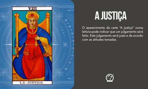 Tarot - a justiça quem é